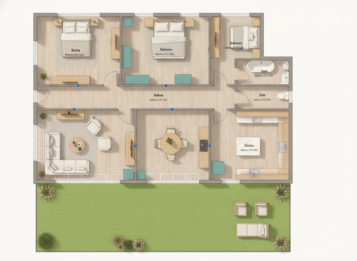 Garden Bungalow floor plan
